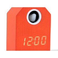 Budík Cuckoo LED Karlsson KA6070OR, 16cm